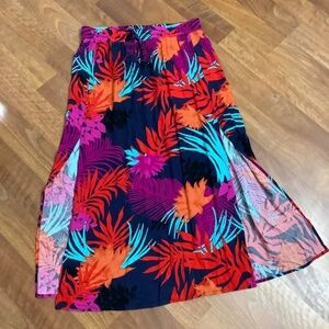 NWOT George Colorful Vacay Skirt fits XL 36/37 waist